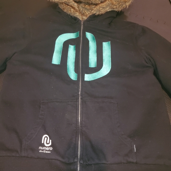 Numero faux fur lined hoodie - Picture 4 of 4